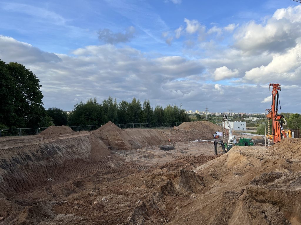 Mo Villas (sublokuoti namai) (Mozūriškių g. 240) - Row housing - construction photos