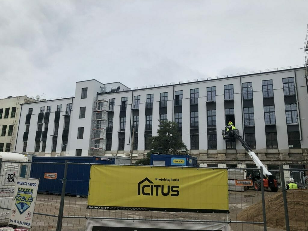 CITUS Radio City I etapas (Nida ir Banga) (Žemaičių g. 31) - Lofts - construction photos