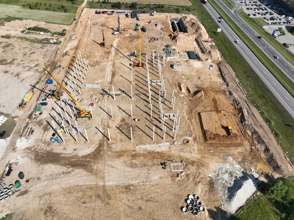 Urban Hub Vilnius (Ožiarūčių g. 3, Avižienių k.) - Stock office / Flex space - construction photos