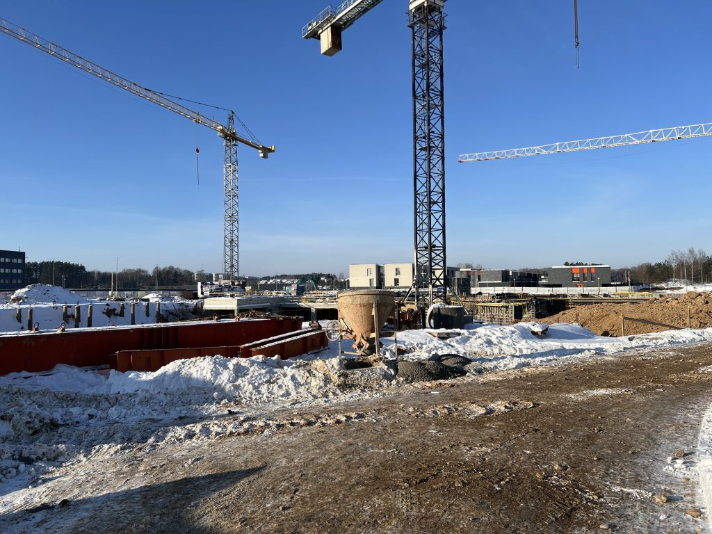 Kvepia mėtom (Mozūriškių g. 2) - Multi apartment - construction photos