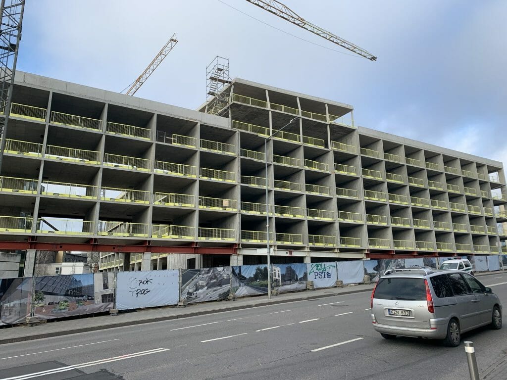 AMPÉRA (Rinktinės g. 2) - Daudzdzīvokļu nams, Biroju centrs - būvdarbu attēli