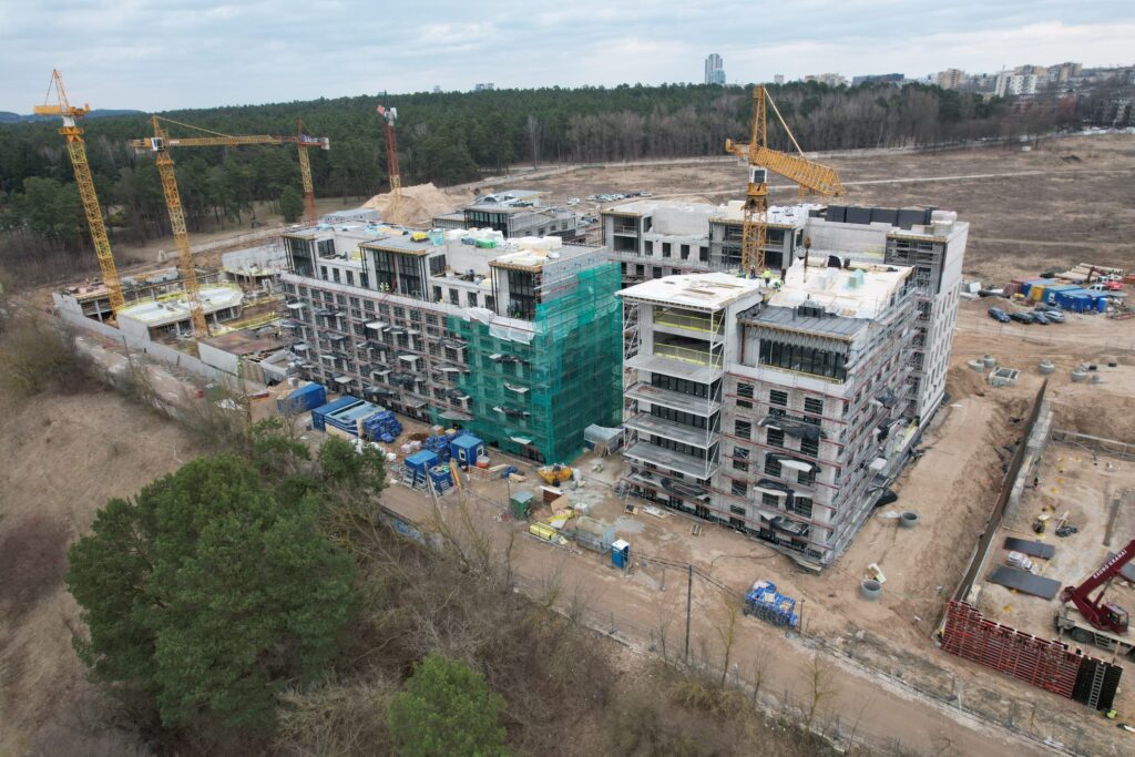 reVINGIS River Space (Geležinio Vilko g. 2) - Multi apartment - construction photos