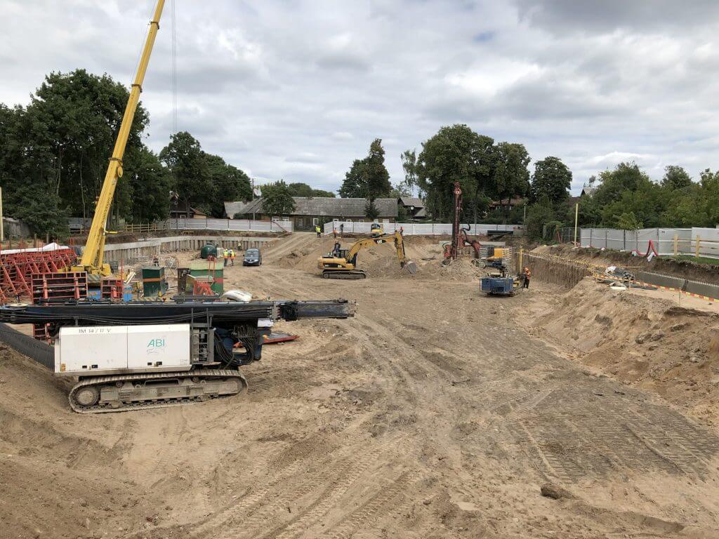 Lvivo (Lvivo g. 37) - Office center - construction photos