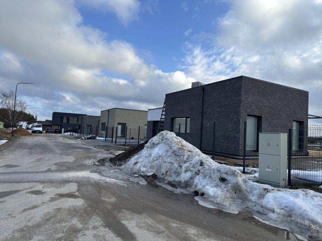 Katišių g. 18, 24, 26, 28, 30, 32, 34, 36 (Katišių g. 18, 24, 26 ,28, 30, 32, 34, 36) - Private house community - construction photos