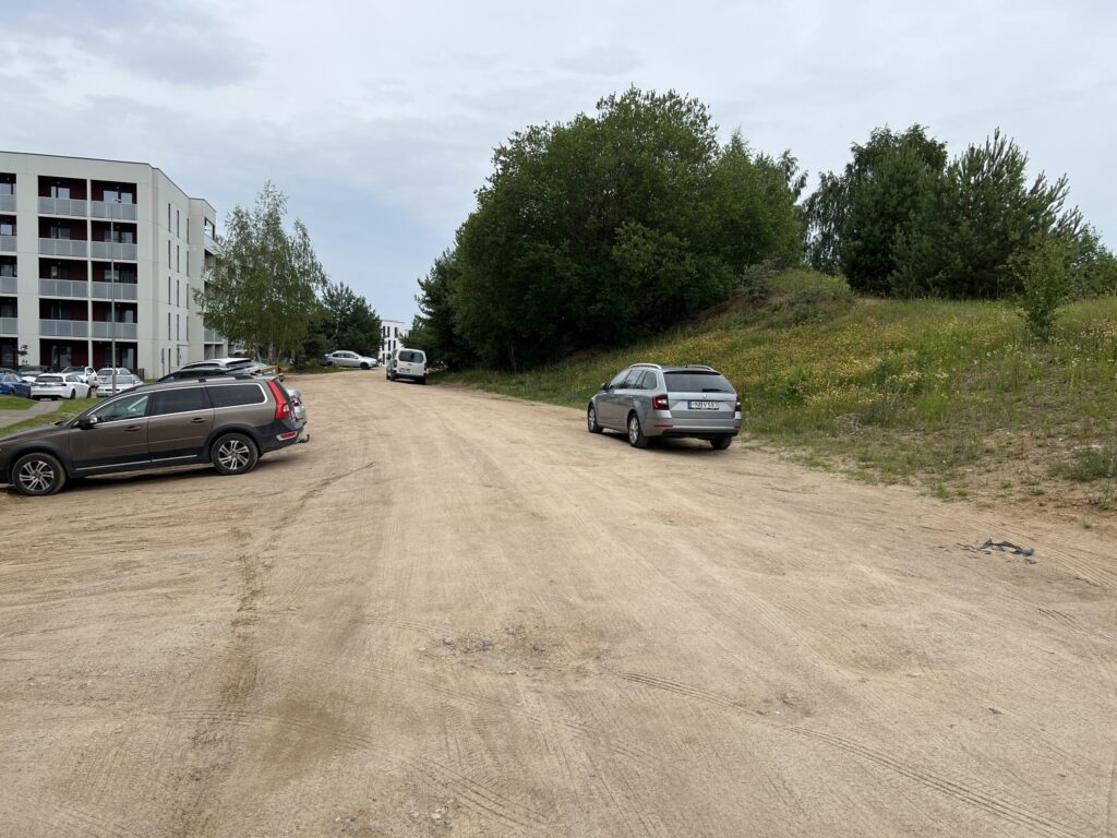 J. Bretkūno g. atkarpa tarp Įsruties ir Tolminkiemio g. (J. Bretkūno g.) - Street - construction photos