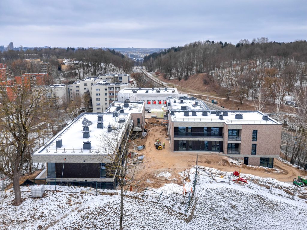Užupio personos (Filaretų g. 25) - Multi apartment - construction photos