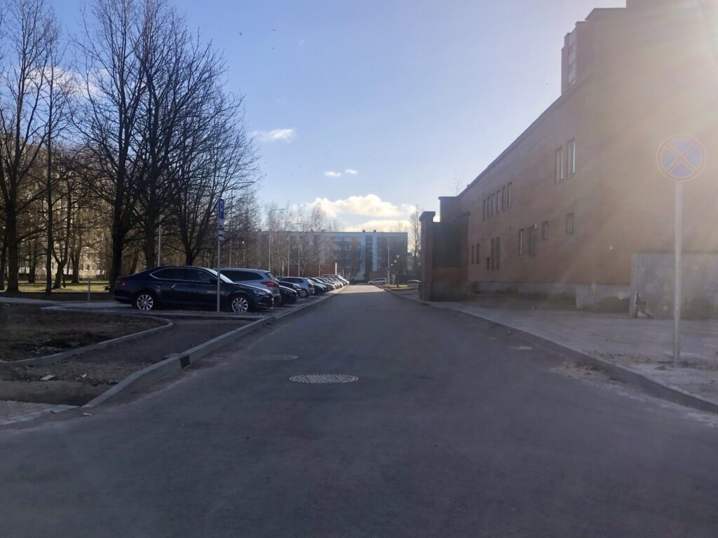 Įvažiuojamasis kelias į Taikos pr. 109 (Taikos pr. 109) - Street - construction photos