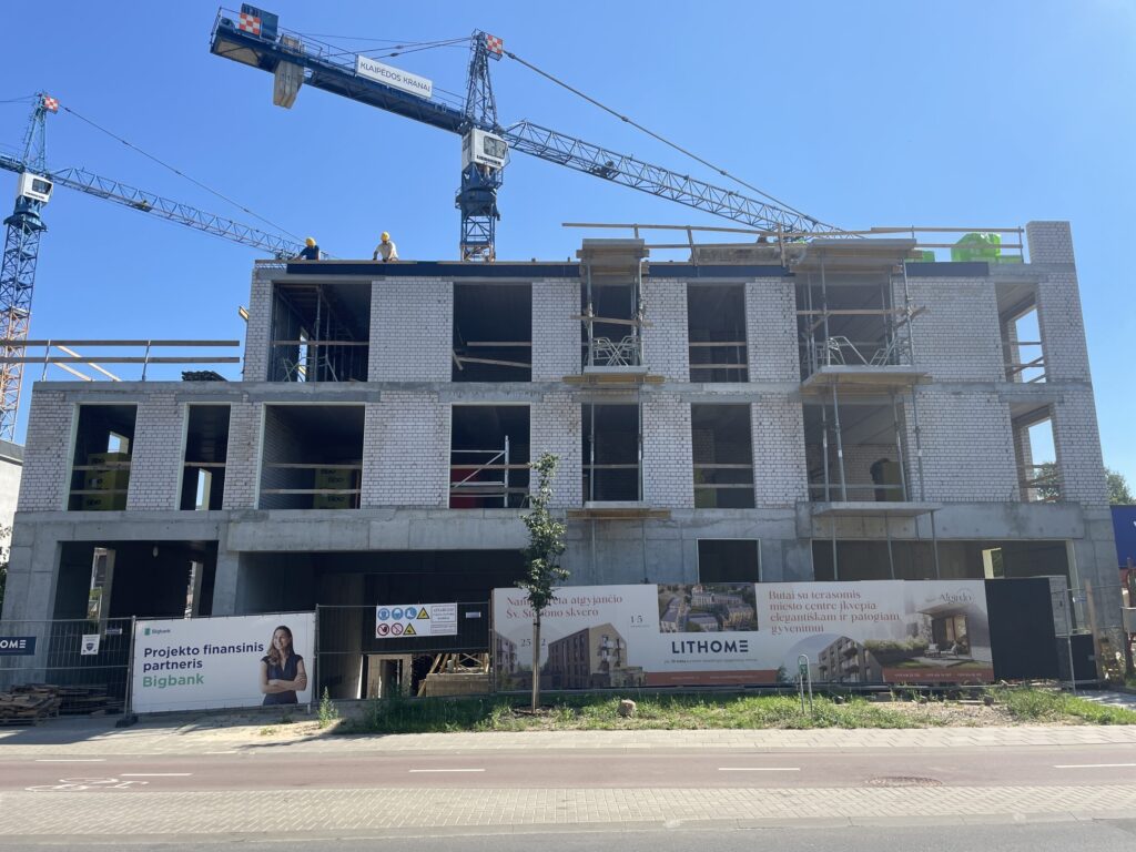Algirdo promenada (Algirdo g. 48C) - Multi apartment - construction photos
