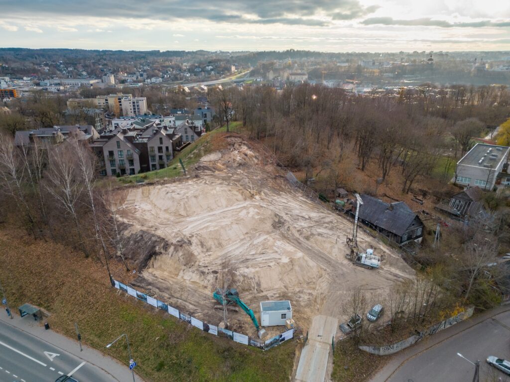 Užupio personos (Filaretų g. 25) - Multi apartment - construction photos