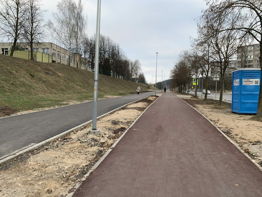 S. Stanevičiaus g. dviračių takas (S. Stanevičiaus g.) - Bike path - construction photos