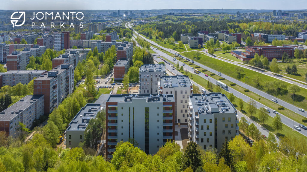 Jomanto parkas 1-2 etapai (Baltupio g. 61A) - Multi apartment - construction photos