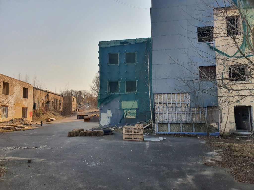 Remarco 1 etapas (Drujos g. 2) - Food store, Office center - construction photos