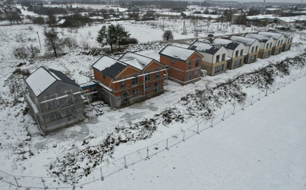Kalnėnų namai (Keltų g. 10, 12, 18) - Row housing - construction photos
