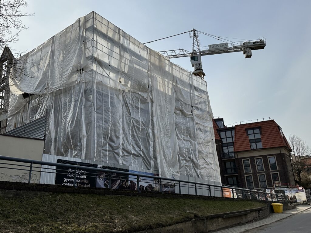 Trys karaliai (Polocko g. 25, 31) - Multi apartment - construction photos