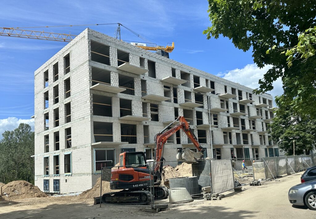 Vileišio 27 (P. Vileišio g. 27A) - Multi apartment - construction photos