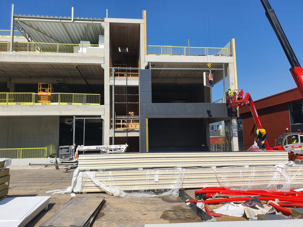 PC PIKAS (Ukmergės g. 221) - Shopping center - construction photos