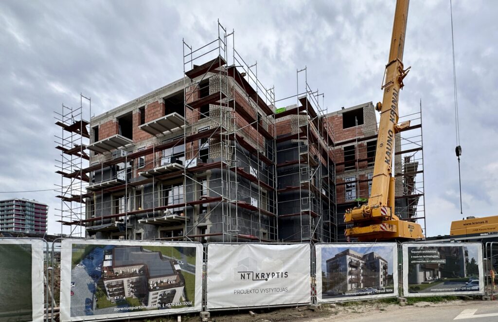 Žarėnų apartamentai (Žarėnų g. 30) - Multi apartment - construction photos