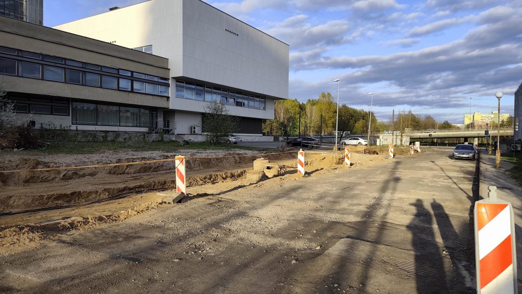 V. Lingio ir J. Rutkausko g. atkarpos (V. Lingio, J. Rutkausko g.) - Iela - būvdarbu attēli