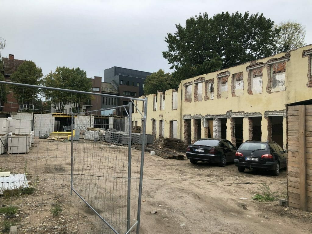 D11 (S. Daukanto g. 11) - Multi apartment - construction photos