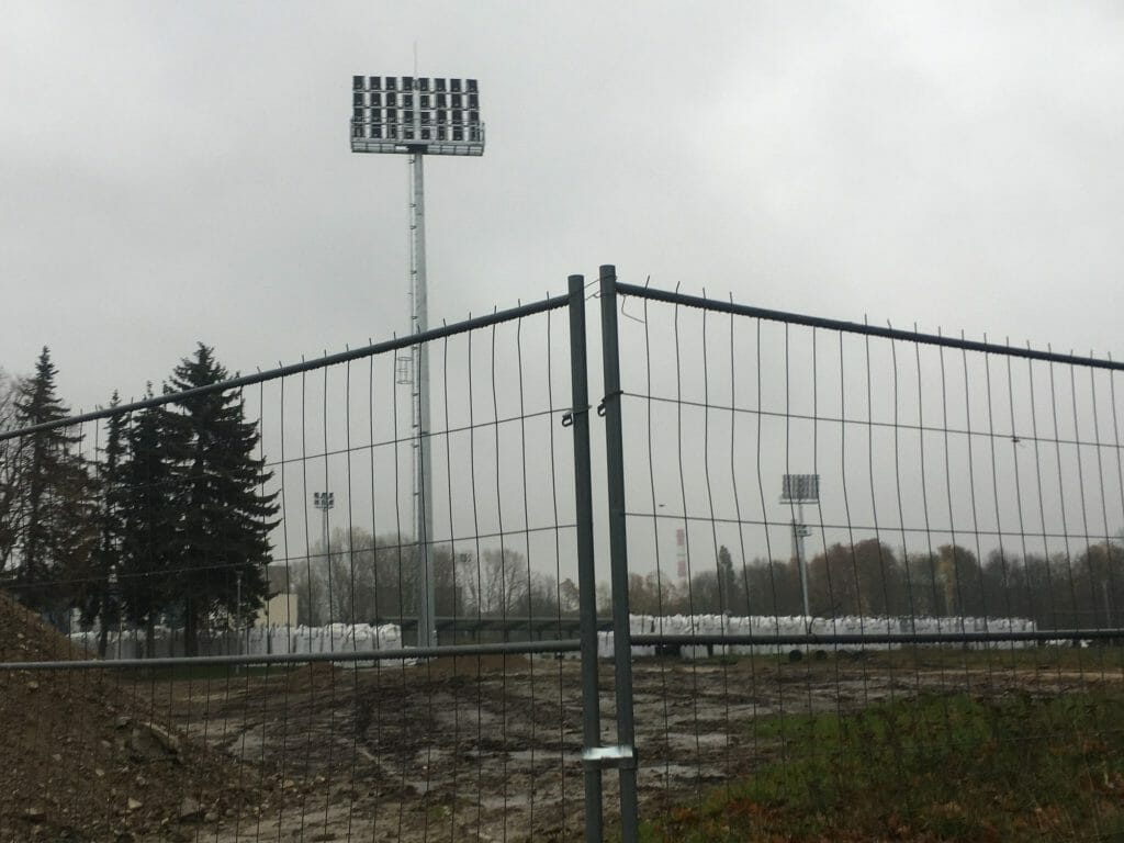 Futbolo mokyklos ir baseino pastato konversija 1 etapas (Paryžiaus Komunos g. 16A) - Sporta būve - būvdarbu attēli