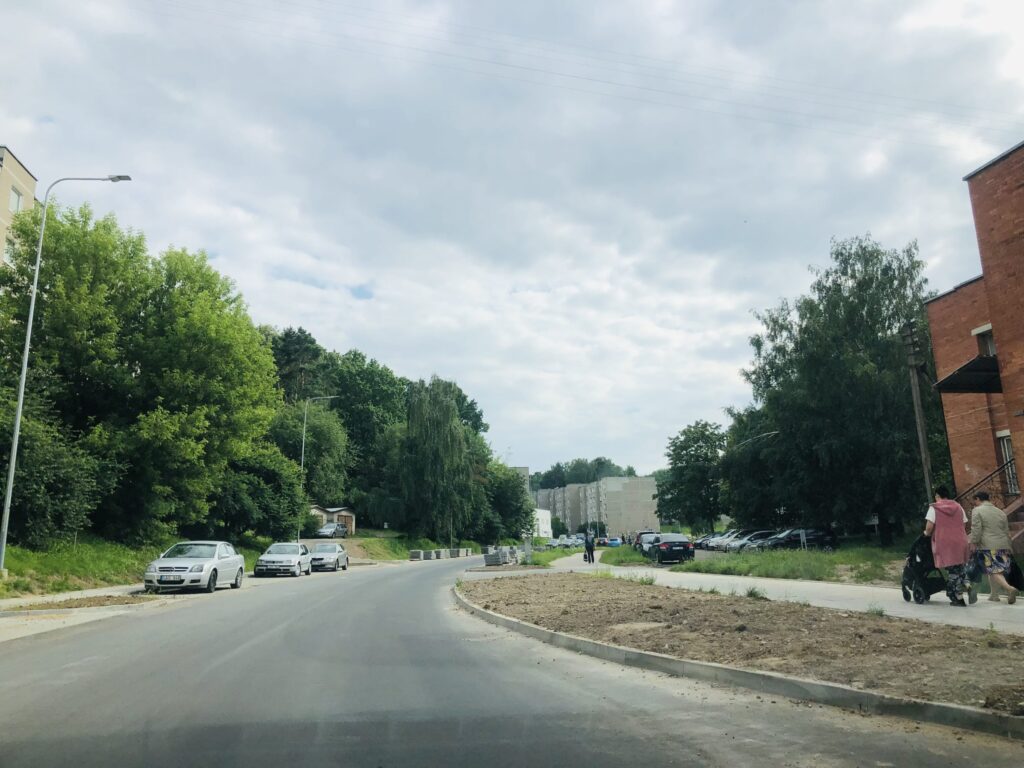 Ramaus eismo Vaduvos g. (Vaduvos g.) - Iela - būvdarbu attēli