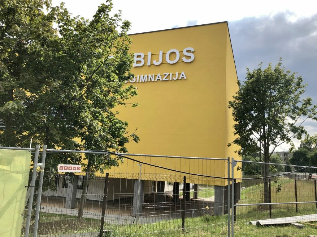 Gabijos gimnazijos priestatas (Pašilaičių g. 13) - Primary and secondary education - construction photos