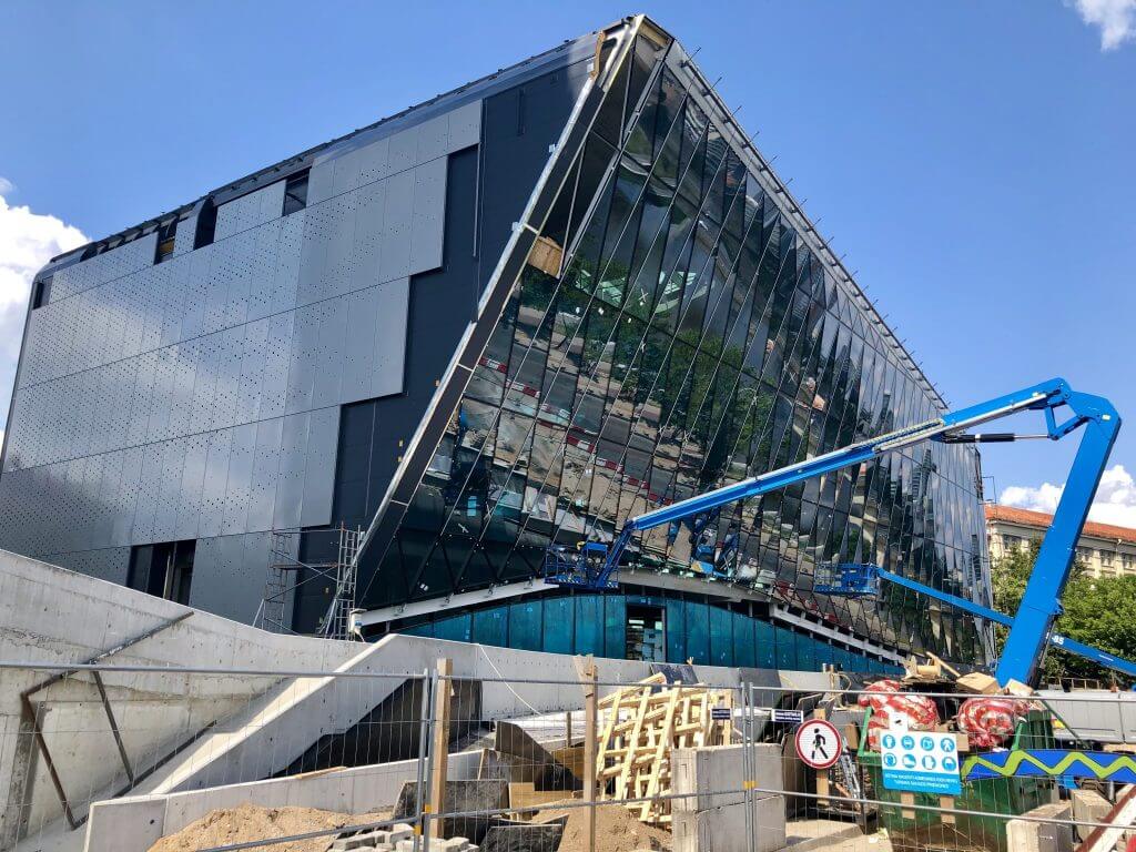 Green Hall 3 (Upės g. 9) - Office center - construction photos