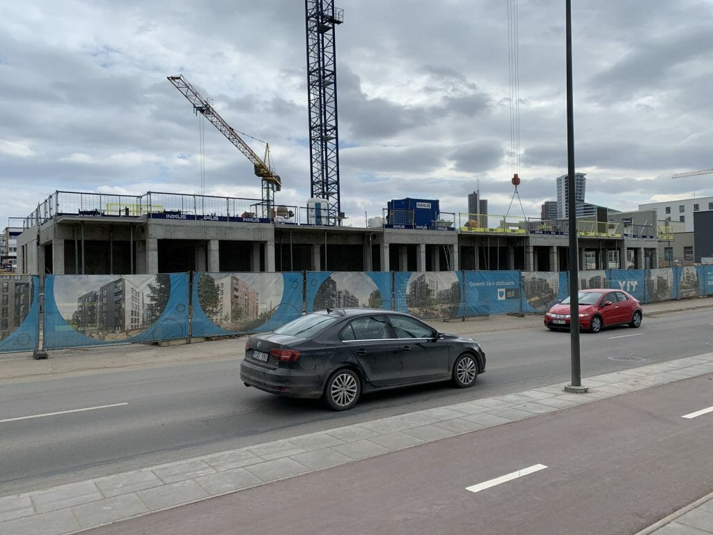 Naujasis Skansenas 2 etapas (Linkmenų g. 15) - Multi apartment - construction photos