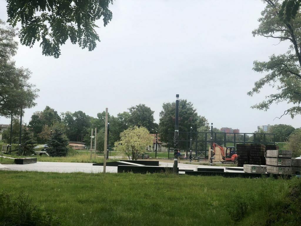 Danės krantinių rekonstrukcija (Danės g.) - Park - construction photos