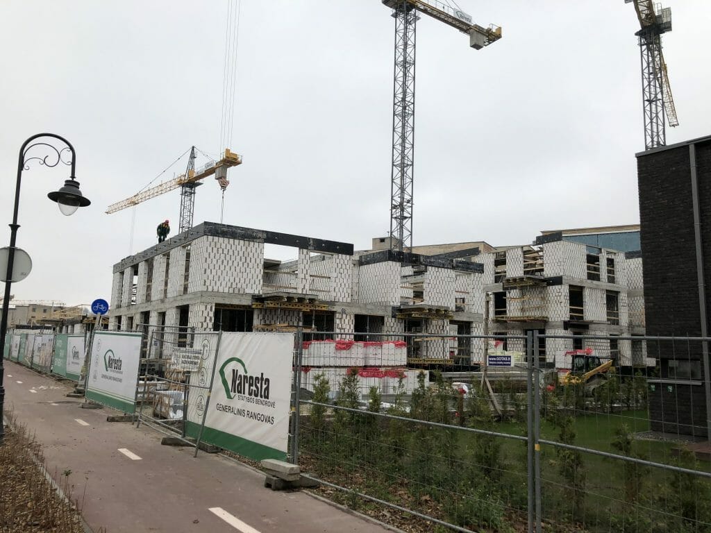 PAUPYS 4 etapas (Aukštaičių g. 16) - Multi apartment - construction photos