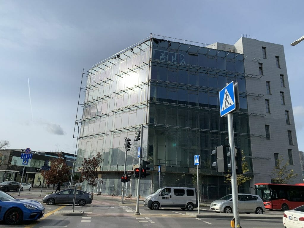 Maskvos kultūros ir verslo centras (A. Juozapavaičiau g. 30) - Office center - construction photos