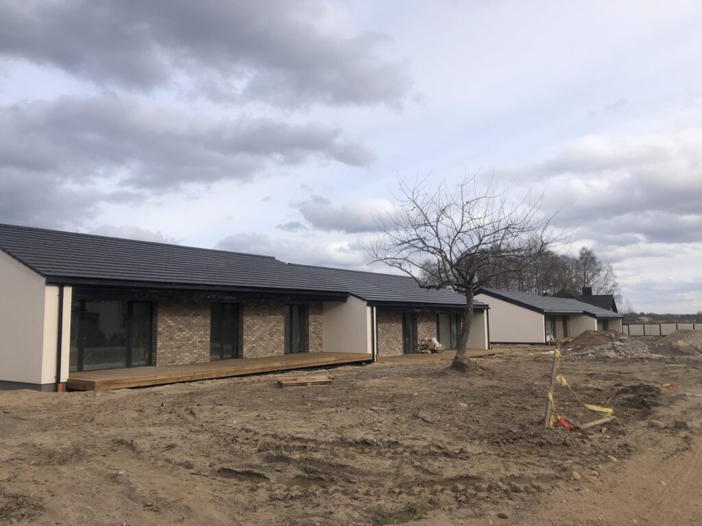 Bičiulių kvartalas 2 etapas (Bičiulių g. 2, 2A, 2B, 2C, 2D, 16, 18, 26, 26A, 26B) - Private house community - construction photos