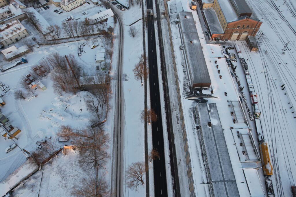 Geležinkelio g. dviračių takas (Geležinkelio g.) - Bike path, Street - construction photos