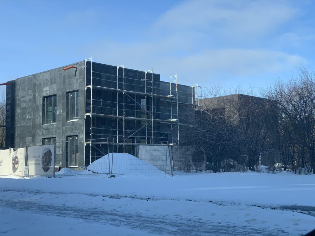 Paraštės (Prano Ancevičiaus g. 6) - Row housing - construction photos