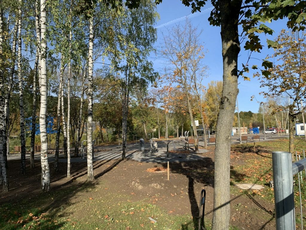 Neries senvagės slėnis (Linkmenų g.) - Bike path, Park - construction photos
