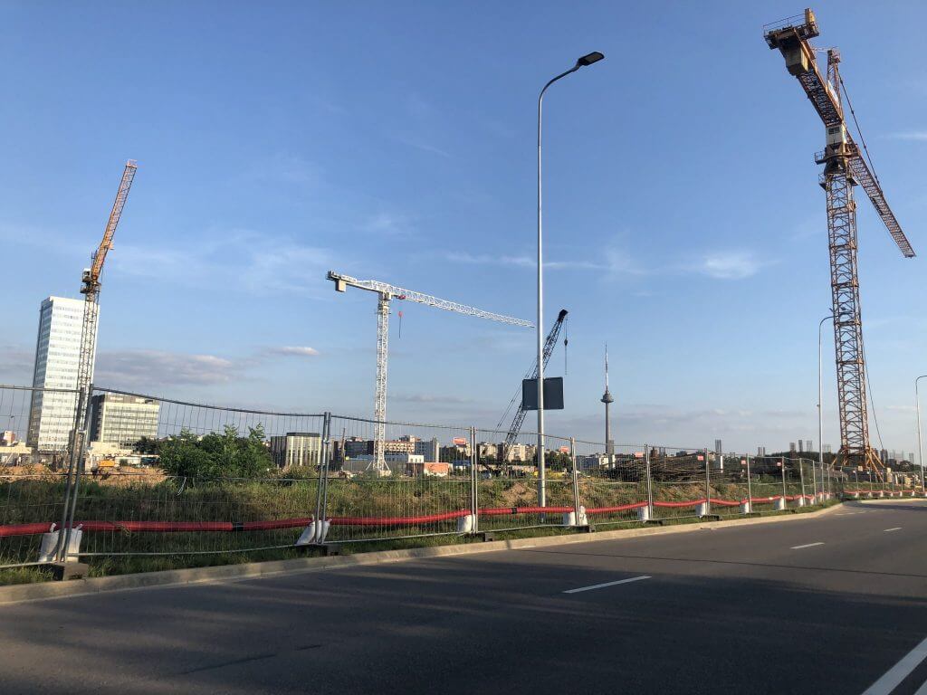 Vilnius OUTLET (Vytauto Pociūno g. 8) - Shopping center - construction photos