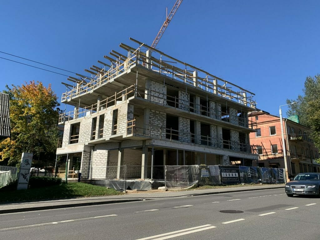 Star House (Kalvarijų g. 126A) - Multi apartment - construction photos