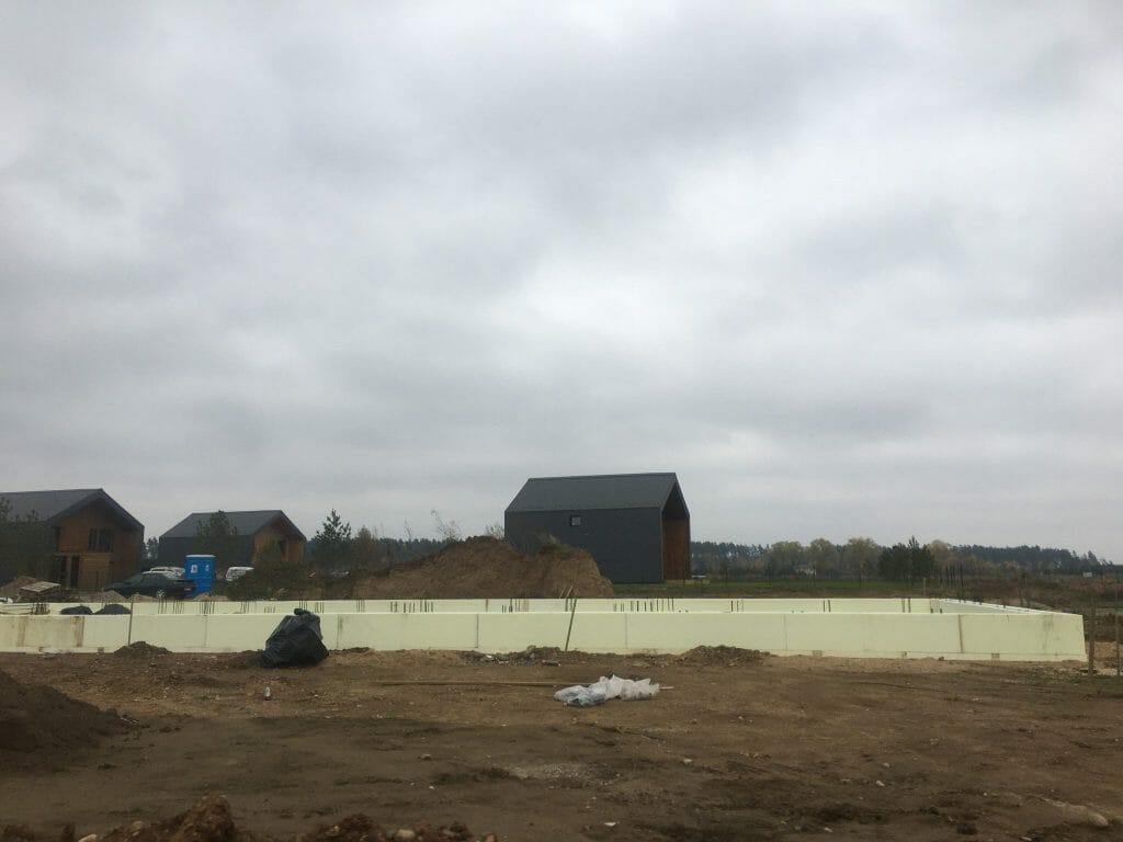 Akmenvilis (Šaltalankių g. 1) - Rindu mājas - būvdarbu attēli