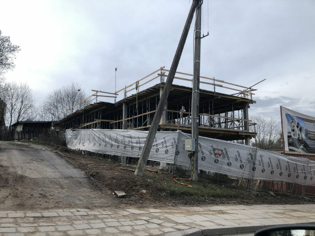 Pa Nauja (Panevėžio g. 23) - Multi apartment - construction photos