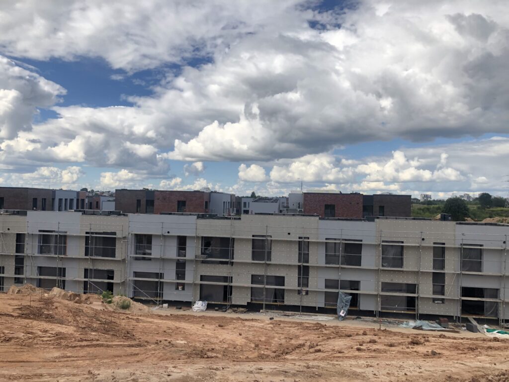 PaJustis 3 etapas (sublokuoti namai) (Mozūriškių g. 190) - Row housing - construction photos