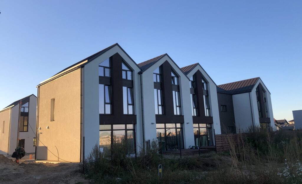 Vanilla Villa sublokuoti namai (Juodupio g. 71, 73) - Row housing - construction photos