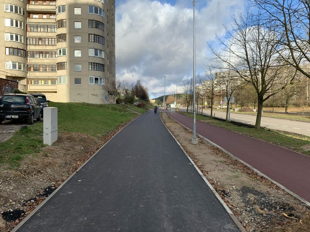 S. Stanevičiaus g. dviračių takas (S. Stanevičiaus g.) - Bike path - construction photos