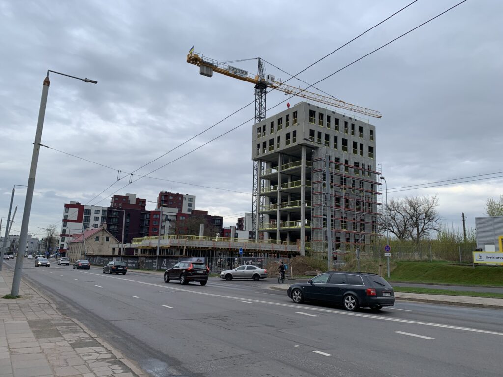 K22 (Kauno g. 22) - Office center - construction photos