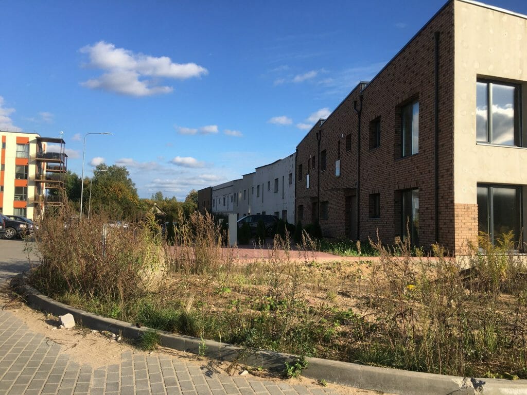 Naujasis Antakalnis Taurijos g. 57, 59, 61, 63, 65 (Taurijos g. 57, 59, 61, 63, 65) - Row housing - construction photos