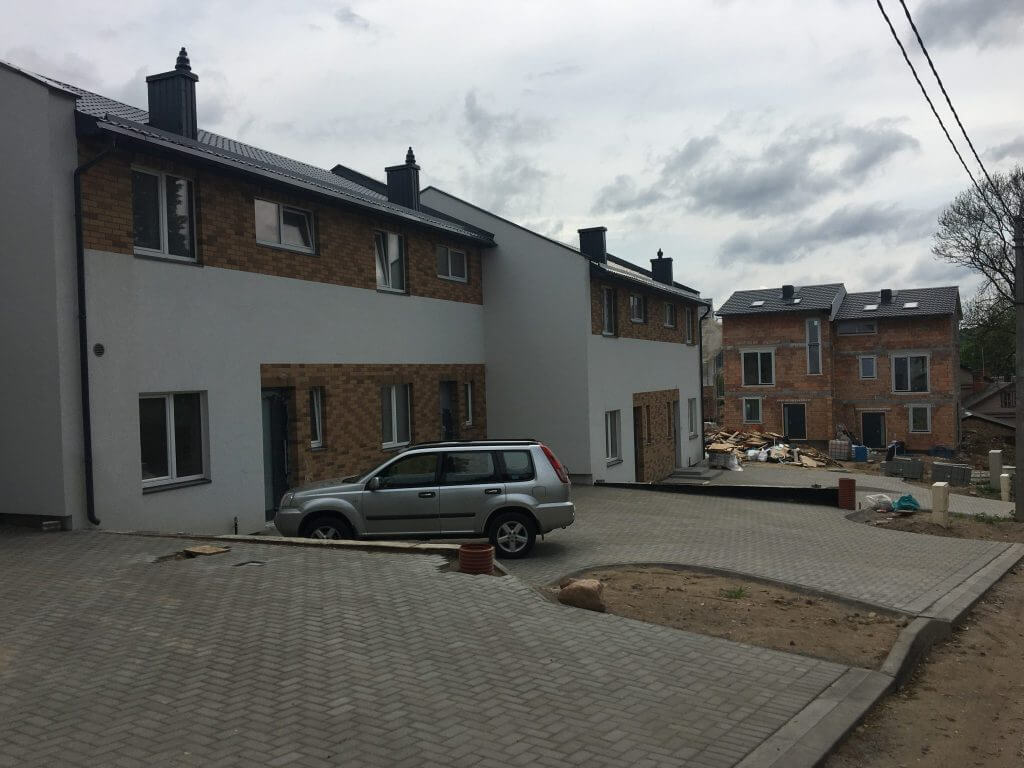 Ievų namai (Ievų g. 3) - Row housing - construction photos