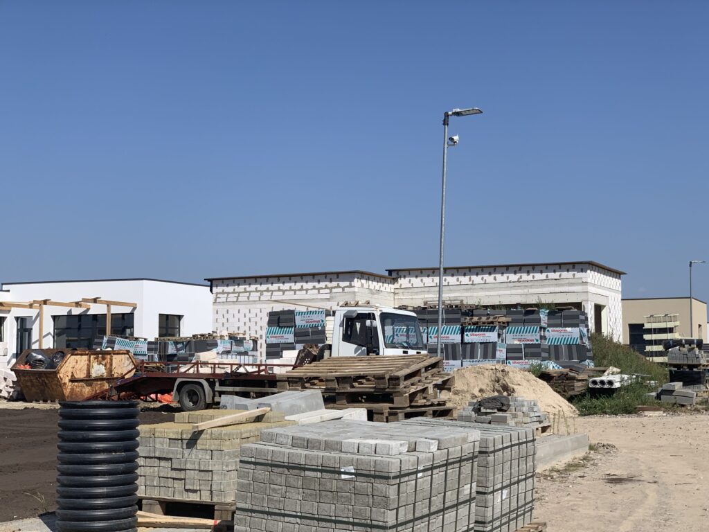 Šventapilis (Šventapilės g. 2, 4, 6, 8, 10, 12, 14, 16, 18, 20, 22, 24, 26, 28, 30, 32, 34, 36, 38, 40, 42, 44, 46, 48) - Private house community - construction photos