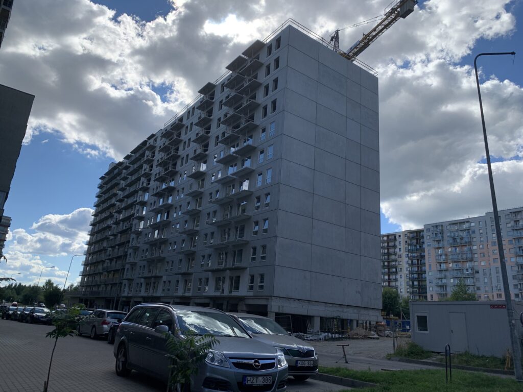 Smilgos 2 etapas (Perkūnkiemio g. 49) - Multi apartment - construction photos