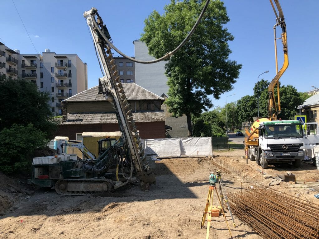 Vingio apartamentai (S. Konarskio g. 6A) - Daugiabutis - statybų nuotraukos