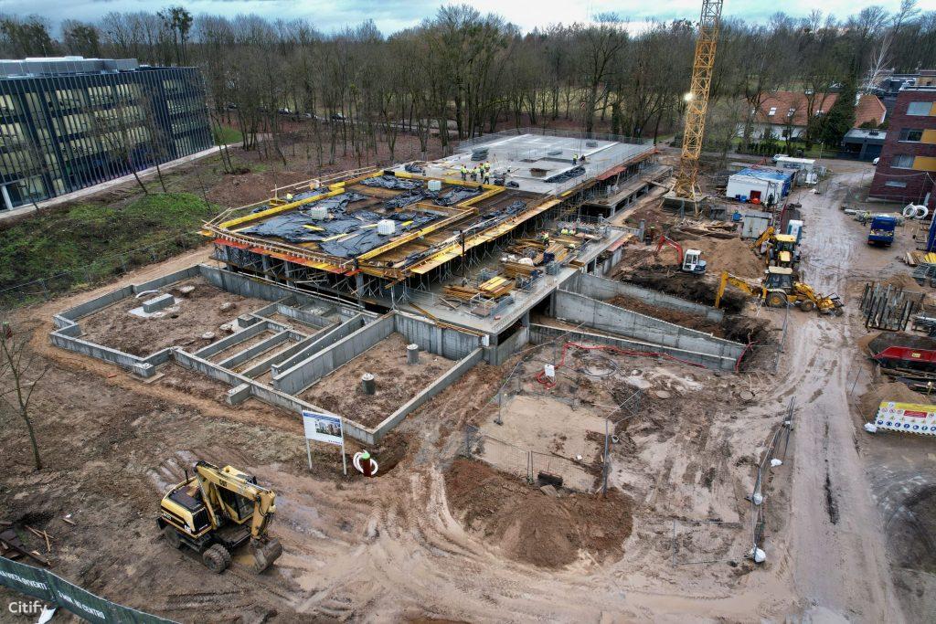 Europos sodas 1 etapas (Europos pr. 4) - Multi apartment - construction photos
