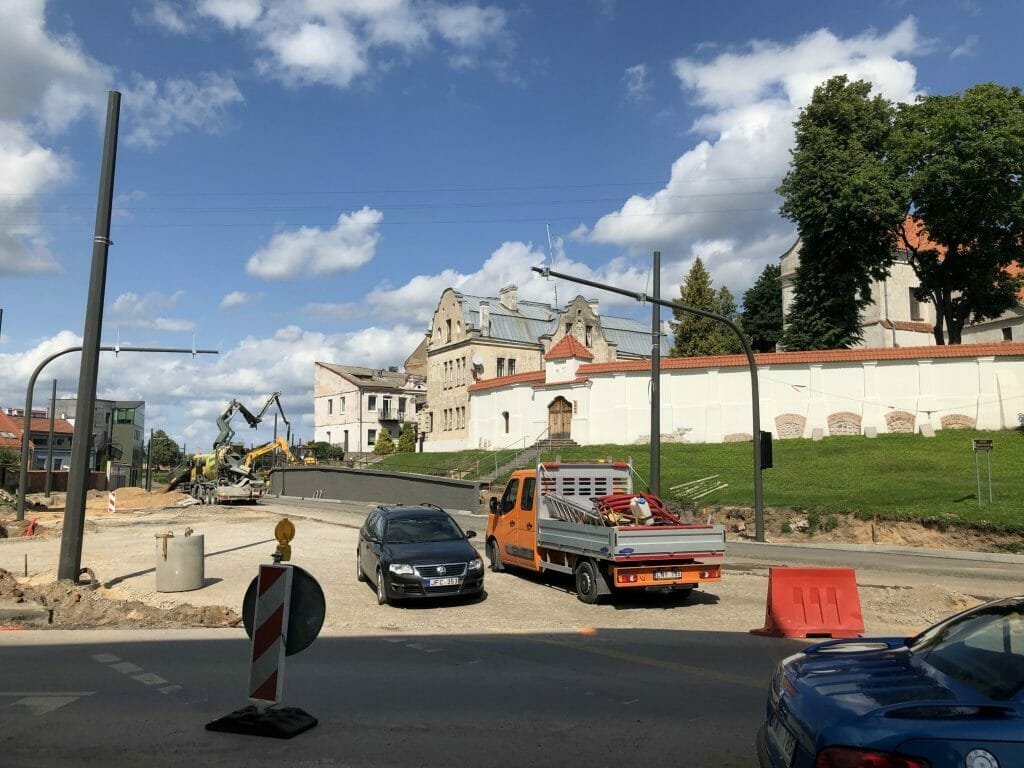 Kauno pilies žiedo rekonstrukcija, Šauklių ir Šv. Gertrūdos g. rekonstrukcija (Šauklių g., Šv. Gertrūdos g., P. Vileišio tiltas) - Street - construction photos